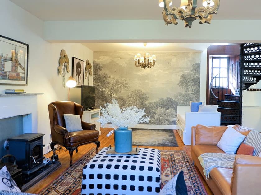 Open plan living space | The Royal Castle Apartment - Dunskey Estate, Portpatrick, near Stranraer