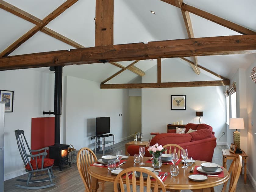 Open plan living space | The Stables - Chalet Farm Holidays, Langtoft, near Driffield