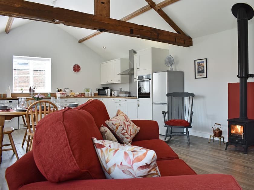 Living area | The Stables - Chalet Farm Holidays, Langtoft, near Driffield