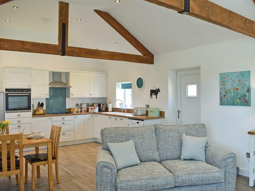 Open plan living space | The Dairy - Chalet Farm Holidays, Langtoft, near Driffield