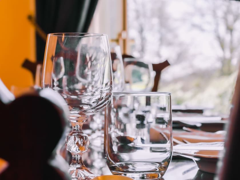 Spacious dining room | Dalnaglar Castle - Dalnaglar Castle And Cottages, Glenshee, Cairngorms