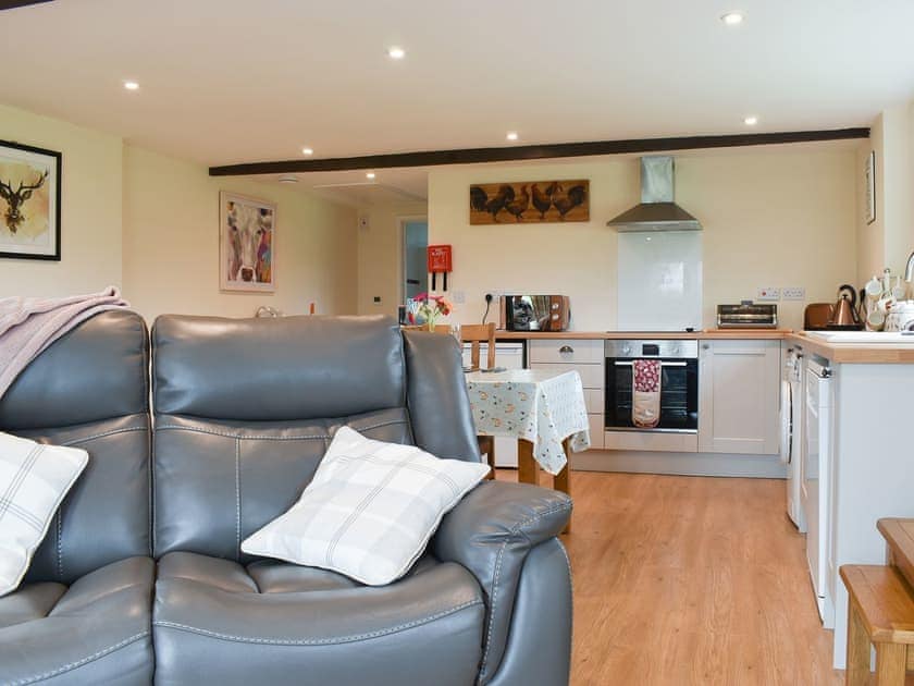 Open plan living space | Hayleaze Farm Holiday Cottage, Malmesbury, Wiltshire