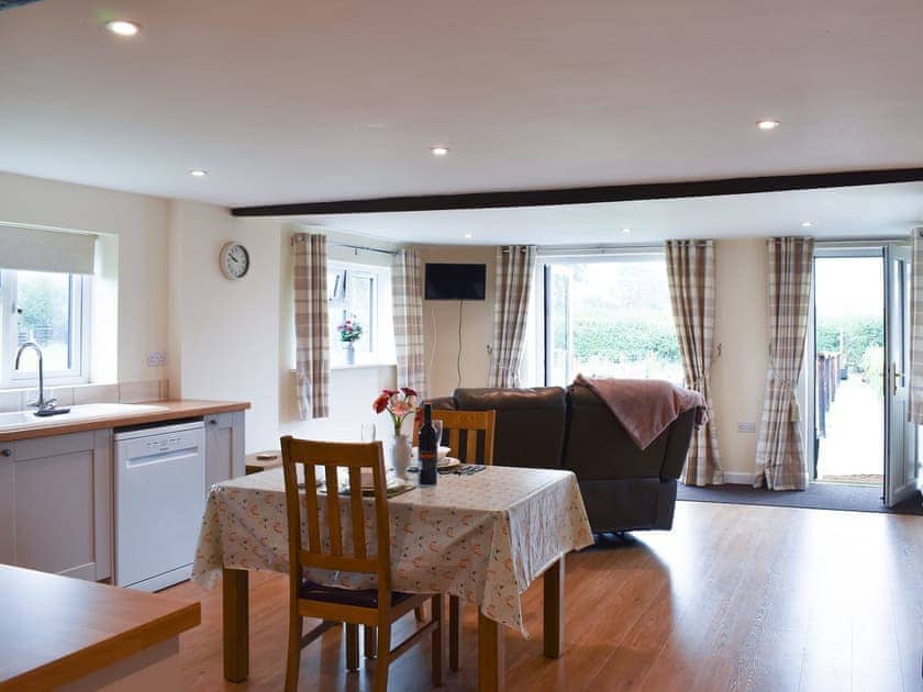 Open plan living space | Hayleaze Farm Holiday Cottage, Malmesbury, Wiltshire
