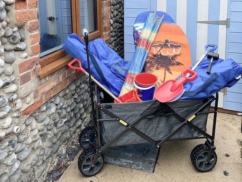 Beach cart for guests use | Seal Pup, Sheringham