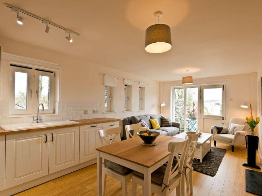 Comprehensive open-plan living space | Wansfell Suite - Swarthmoor Hall, Swarthmoor, near Ulverston