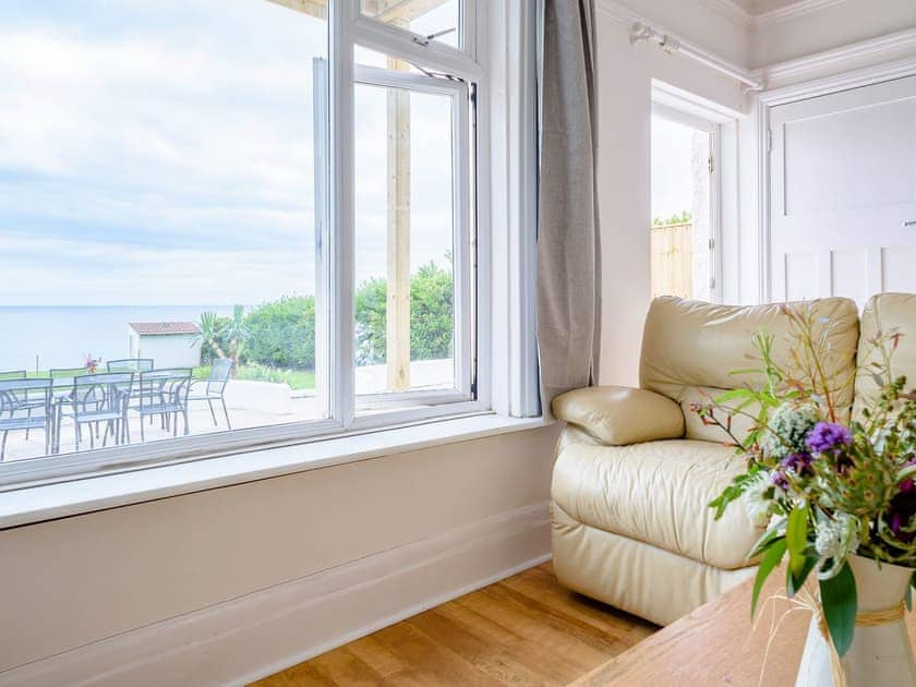 Living area | On The Beach - Yardley House, Downderry and Seaton, near Looe