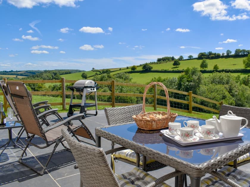 Sitting-out-area | Stag - Kerridge View Barn, Washfield, near Tiverton