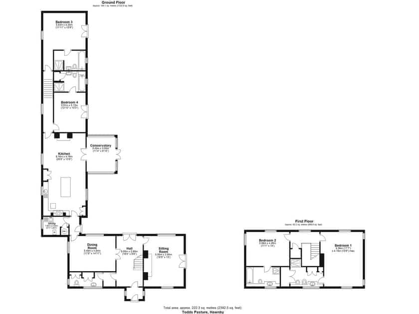 Floor plan | Todd’s Pasture, Hawnby, near Helmsley