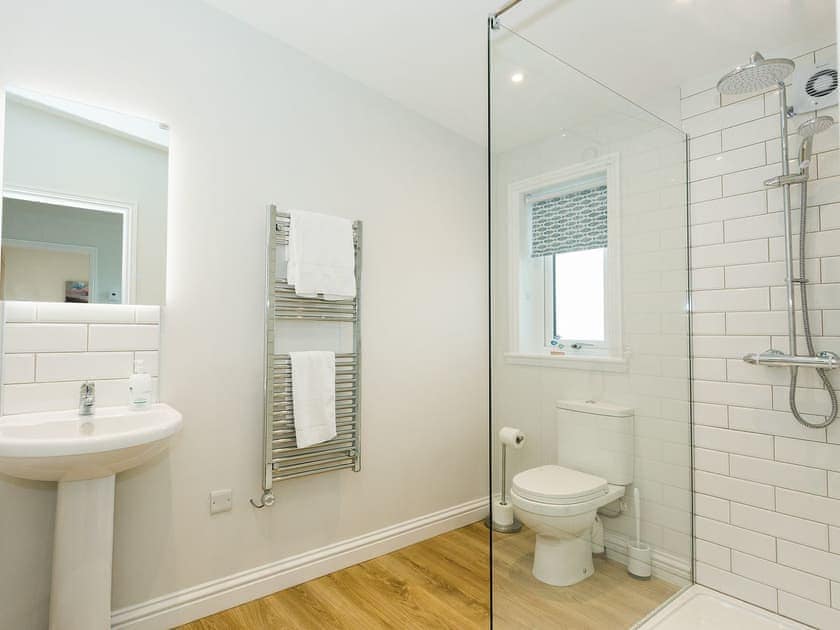 Shower room | Seascape - Gatehouse Lodges, Gatehouse of Fleet, near Kirkcudbright