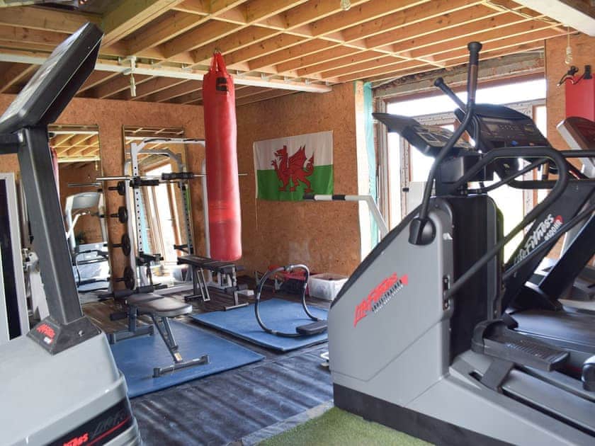Gym | Ty Celyn Farmhouse, Ponthenri, near Llanelli