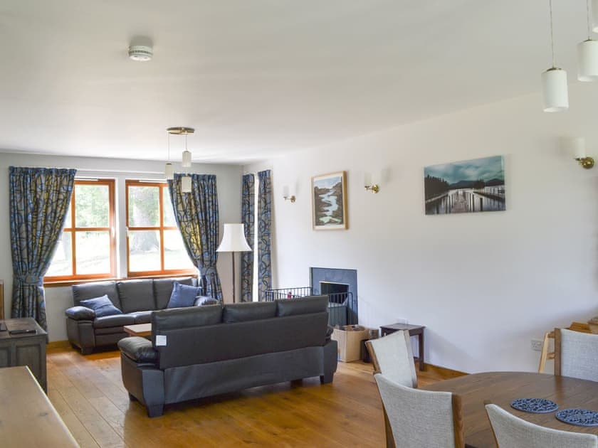 Open plan living space | Battanropie Lodge, Carrbridge
