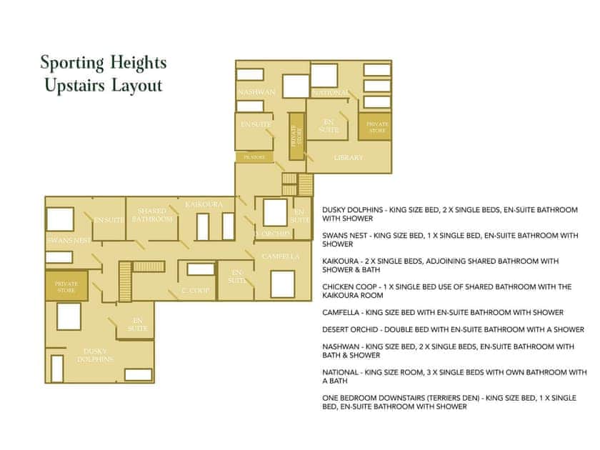 Floor plan | Sporting Heights, Clows Top, near Kidderminster