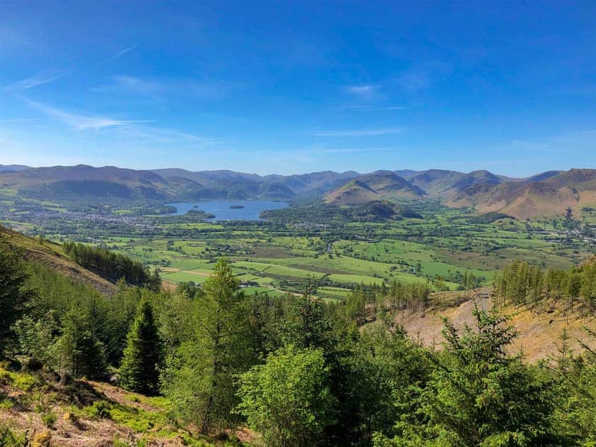 View from Dodd Wood summit - start of this walk is less than 10 mins drive away  | Brook House 2 - Brook House Cottage Holidays, Bassenthwaite
