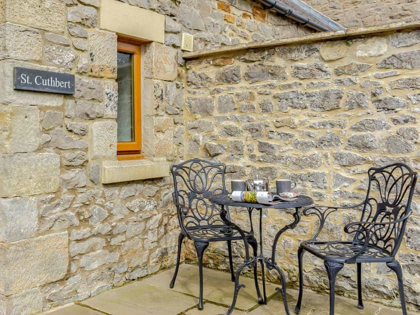 Sitting-out-area | St Cuthbert - The Old Mill Cottages, Little Mill, near Craster