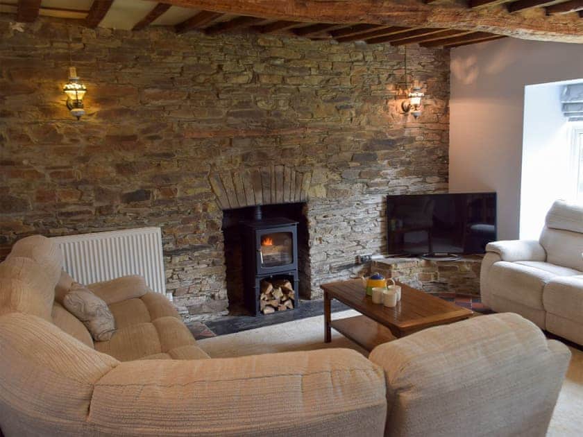 Living room/dining room | The Farmhouse - Morlogws Farm Holiday Cottages, Capel Iwan, near Newcastle Emlyn