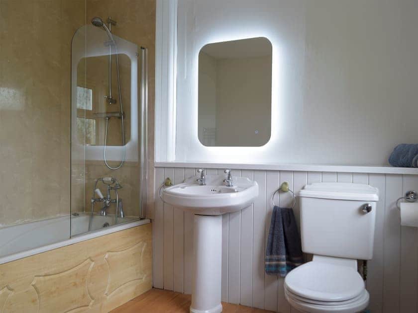 Bathroom | The Farmhouse - Morlogws Farm Holiday Cottages, Capel Iwan, near Newcastle Emlyn