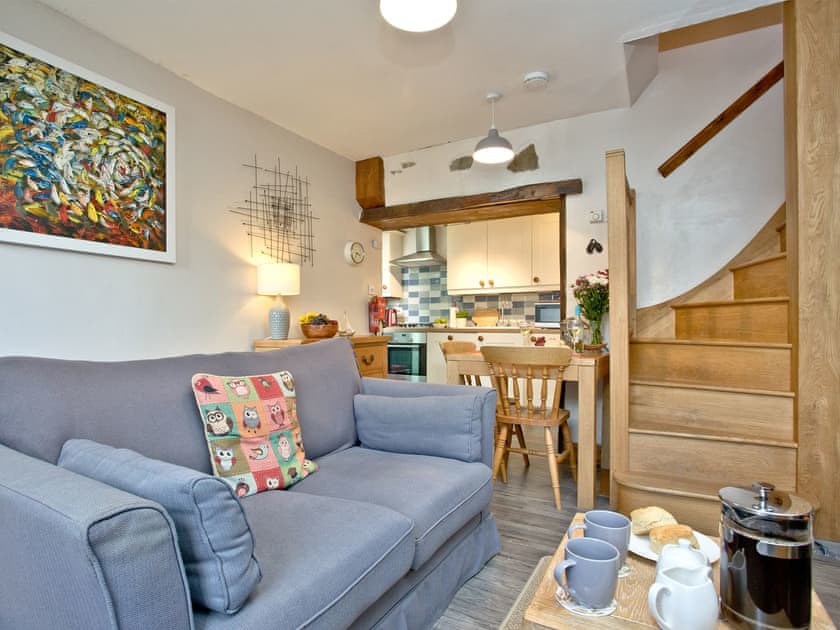 Open plan living space | Cobble Cottage, Appledore