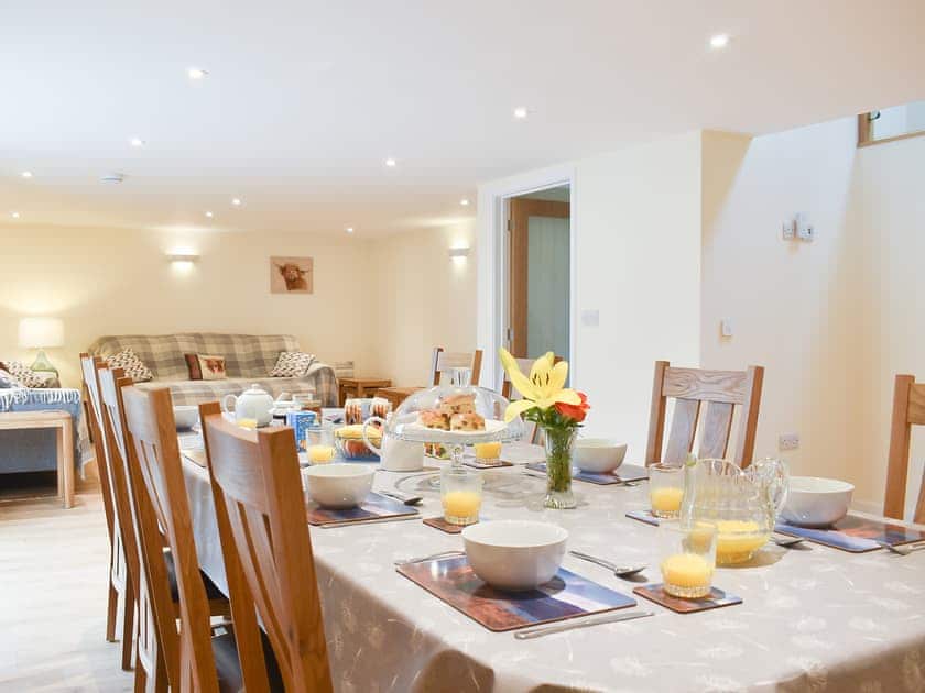 Living room/dining room | North Barn - Monkleigh Court, Monkokehampton, near Okehampton