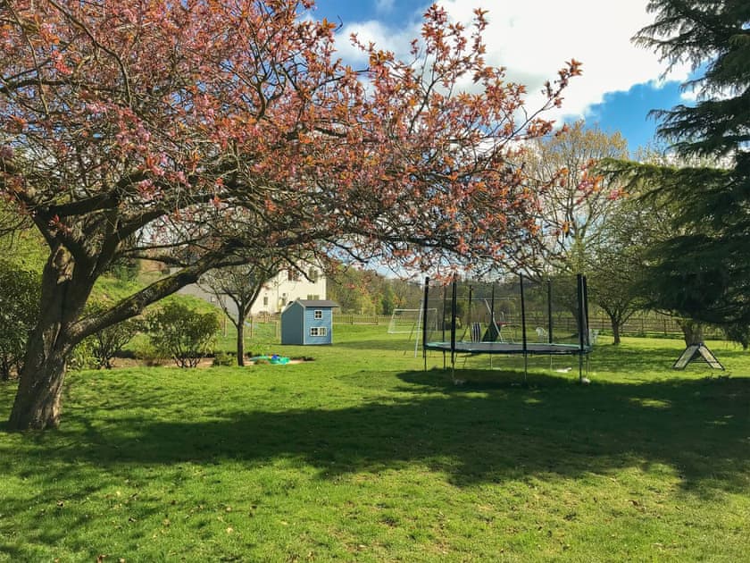 Enclosed play area | Wester Auchleuchrie, Memus, near Kirriemuir
