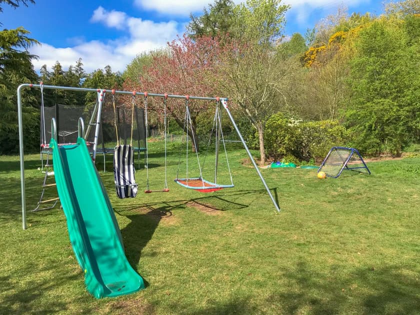 Enclosed play area | Wester Auchleuchrie, Memus, near Kirriemuir