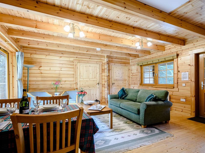 Living room/dining room | Larch - Archarn Estate Lodges, Killin, near Crianlarich