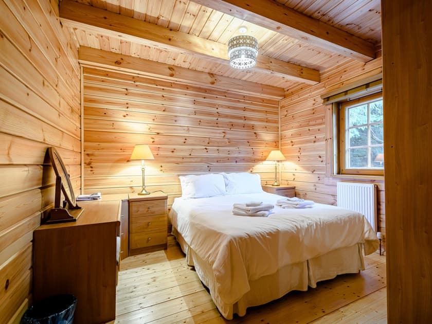 Double bedroom | Larch - Archarn Estate Lodges, Killin, near Crianlarich