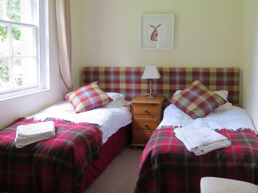 Twin bedroom | Cloud Cottage, Duns