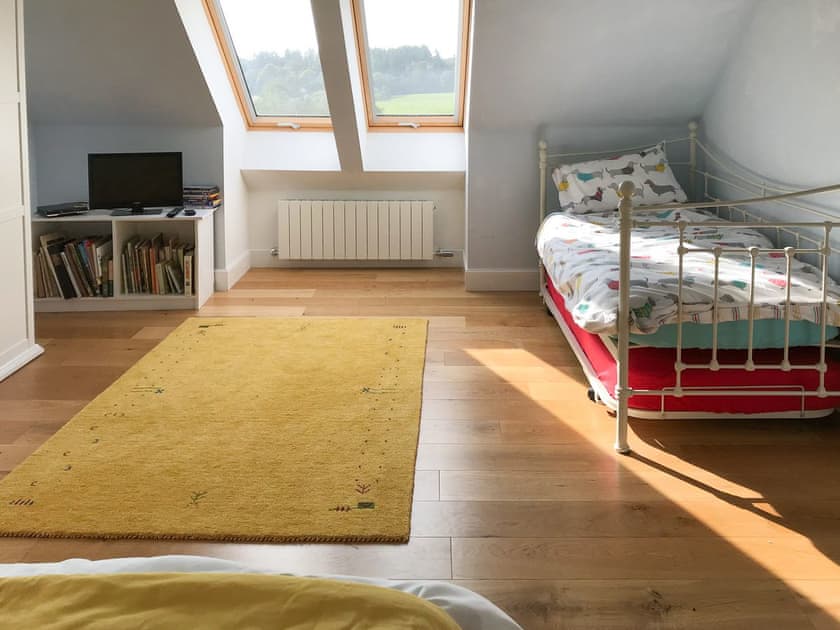 Bedroom 5, 2nd floor with optional single beds | Wester Auchleuchrie, Memus, near Kirriemuir