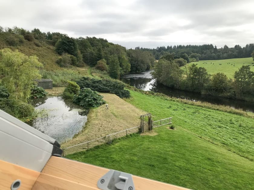 View from bedroom 5 | Wester Auchleuchrie, Memus, near Kirriemuir