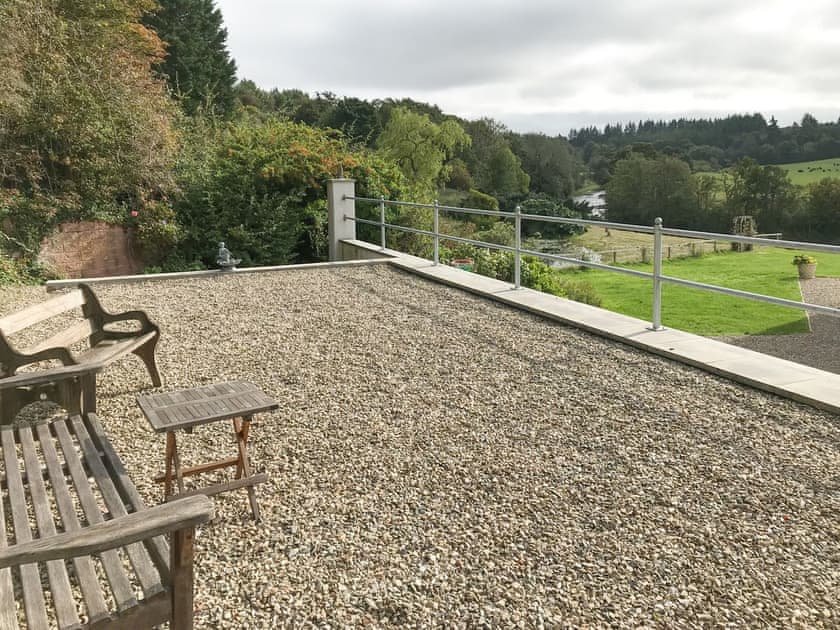 View from raised seating area | Wester Auchleuchrie, Memus, near Kirriemuir