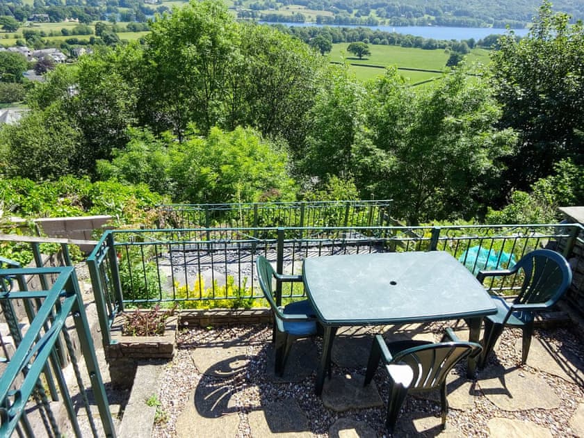 Inviting sitting-out-area with stunning views | Thurston View, Coniston