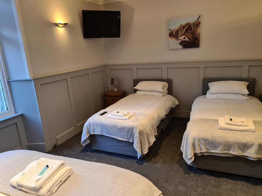 Bedroom | The Wild Cat - Black Isle Holiday Apartments, Avoch