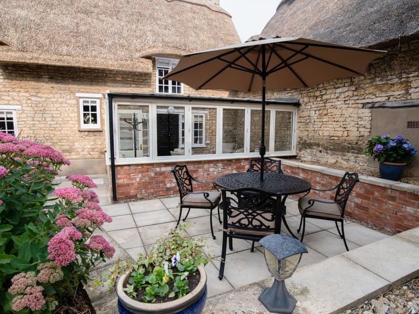 Patio | Well Cottage, Cottesmore, near Oakham