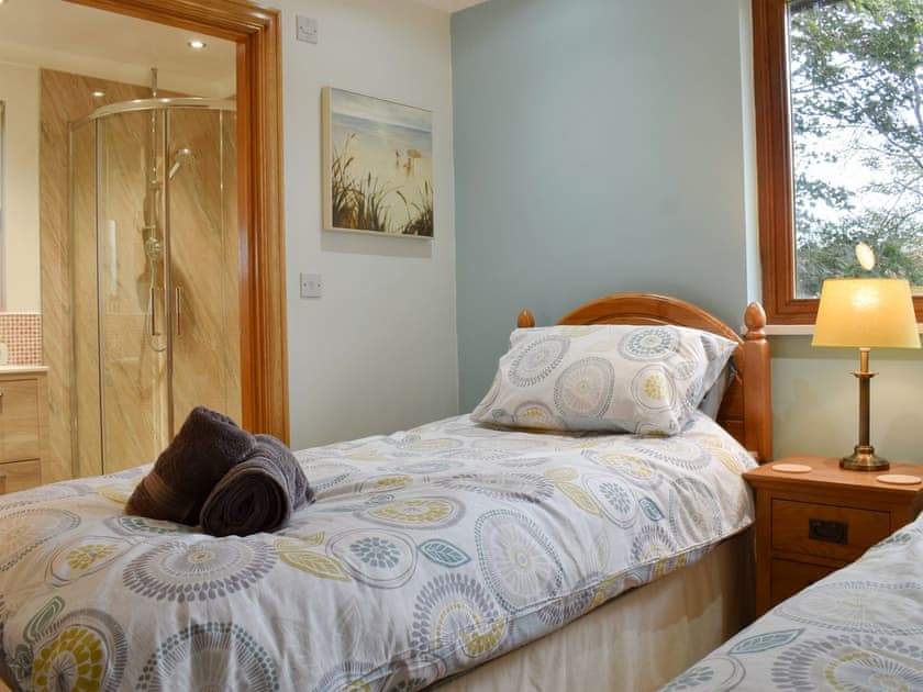 Twin bedroom | Hygge Lodge, Flamborough