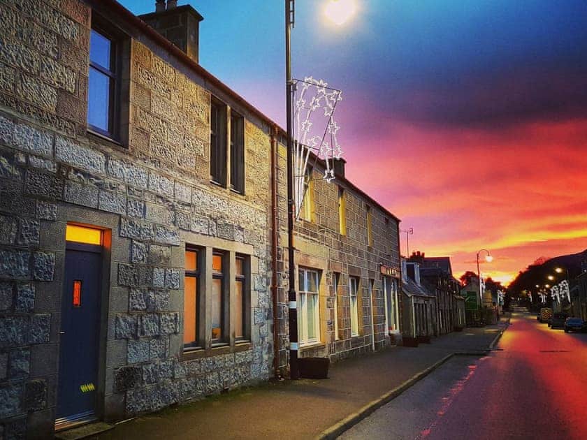 Christmas Lights around the town - this is not the holiday home | Apartment 2 - Caman House, Newtonmore