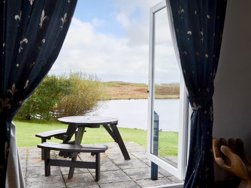 Patio | The Boat House, Lochmaddy