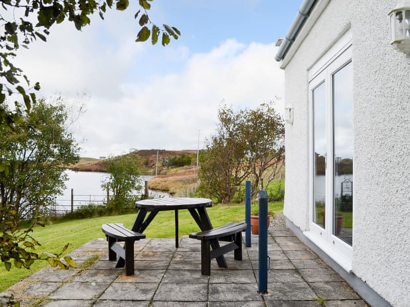Patio | The Boat House, Lochmaddy
