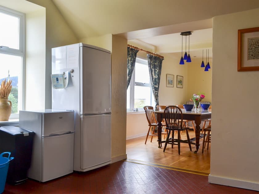 Kitchen | Sunrise Apartment, Lochmaddy