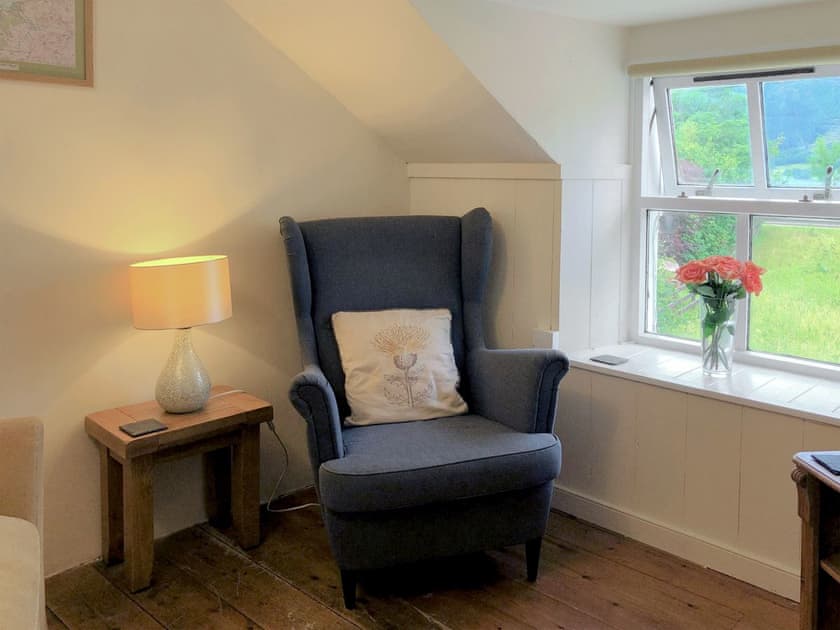 Upstairs seat with a view | Glencoe Haven, Ballachulish, near Glencoe