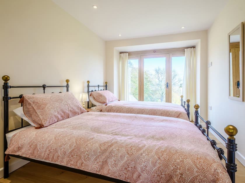 Twin bedroom | Priors Lodge Barns - Owl Barn - Priors Lodge Barns , Bream, near Lydney