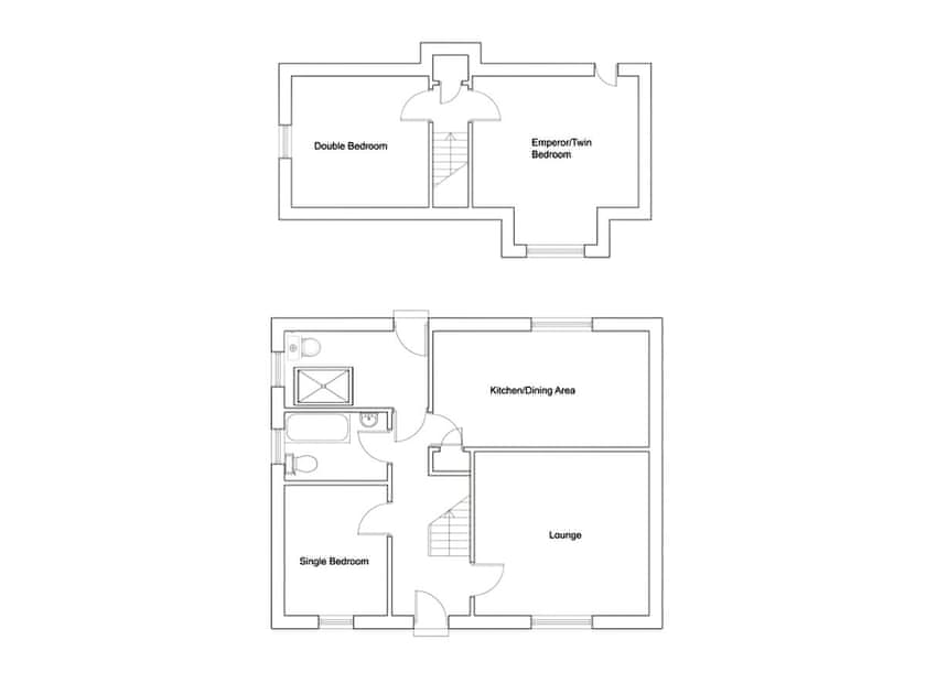 Floor plan | Mackenzie Cottage, Poolewe, near Gairloch