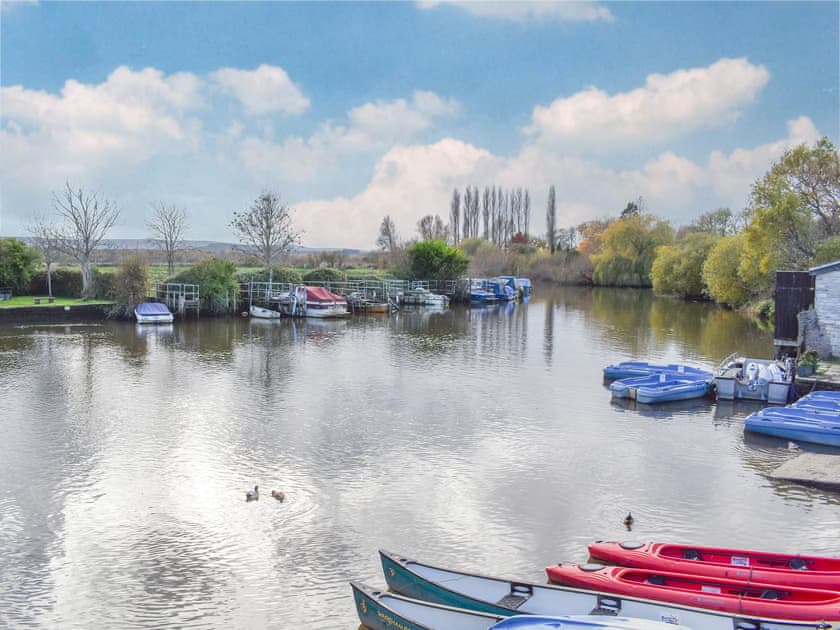 Wareham Quay and the river Frome