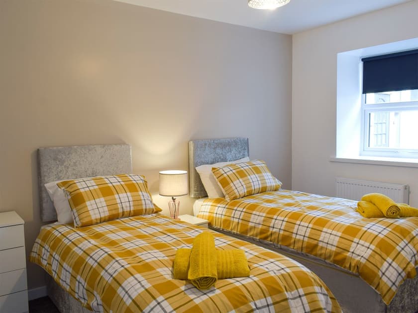 Twin bedroom | East Lodge - Machermore Castle, Newton Stewart