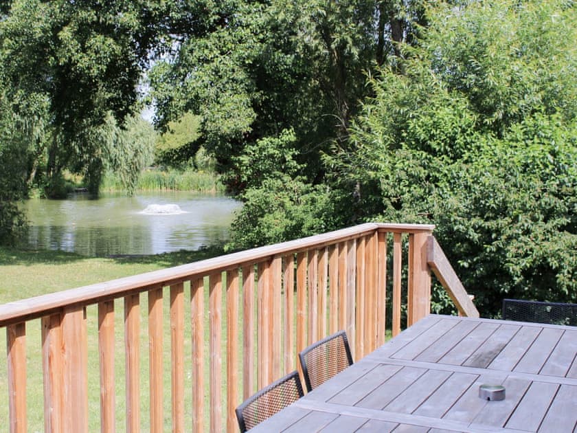 Decking | Willow - Viaduct Fisheries, Somerton