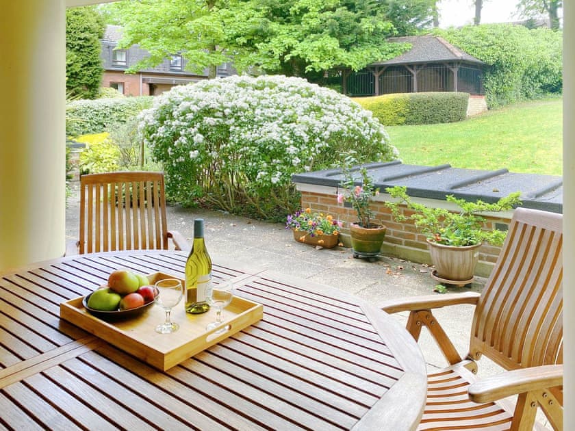 Patio | Westside Apartment 2, Basingstoke