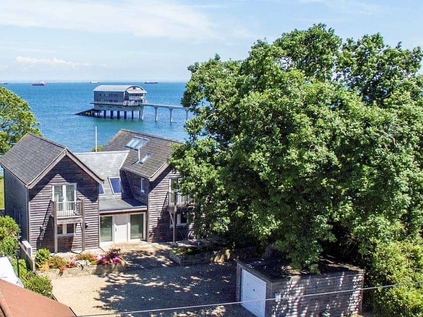 Aerial front aspect | Beach Side, Bembridge