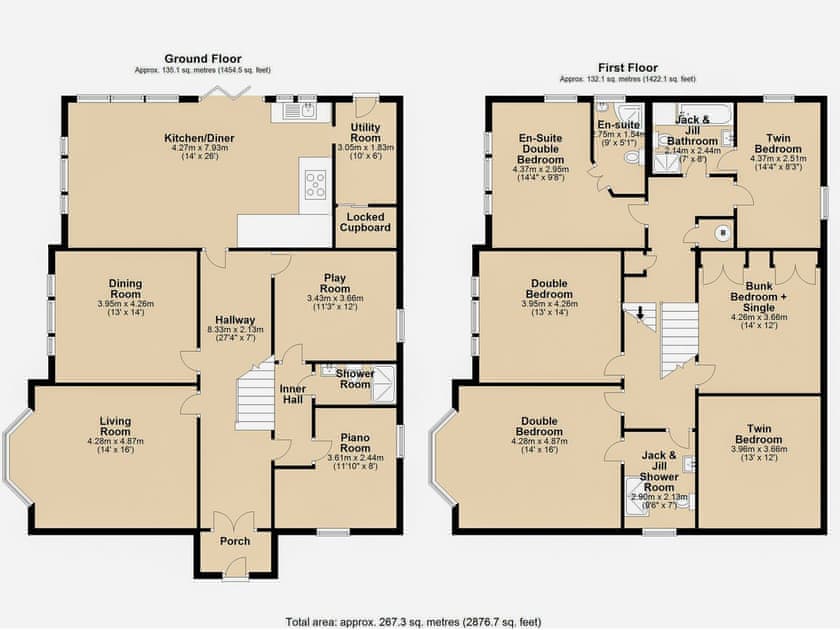Floor plan | Downedge, Brading, near Sandown