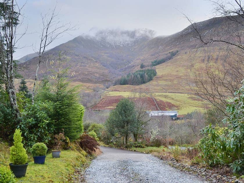 Driveway | Pine Marten Cottage, Ballachulish, near Glencoe
