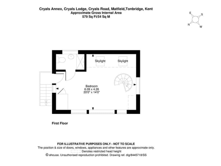 Floor plan | Cryals Annex, Cryals Lodge & Annex - Cryals, Matfield