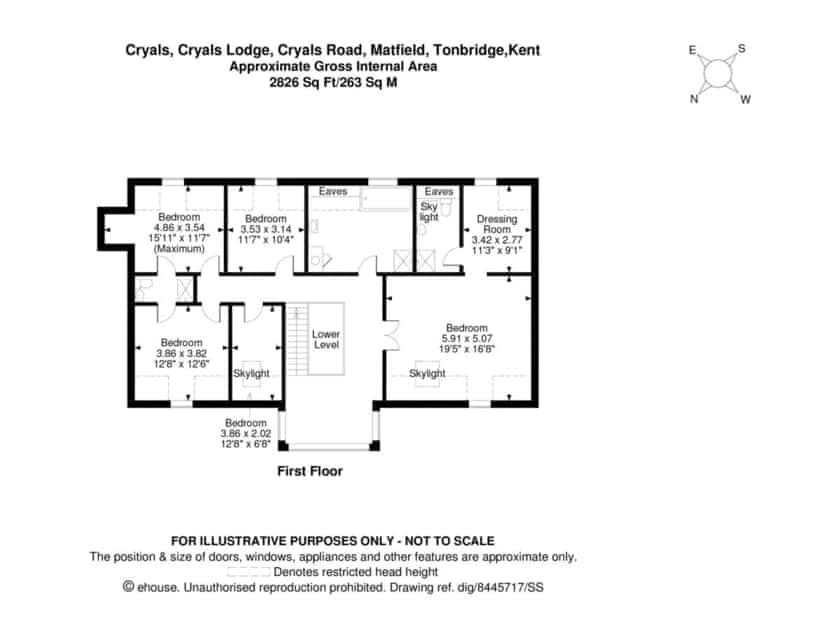 Floor plan | Cryals Lodge, Cryals Lodge & Annex - Cryals, Matfield